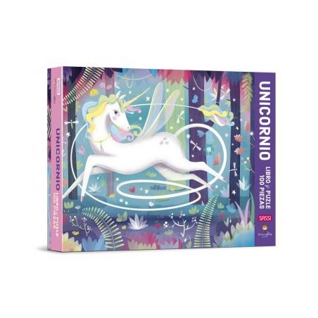 Unicornio  Libro   puzle 100 piezas