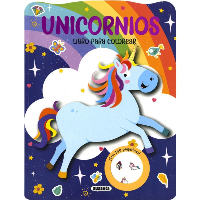 Unicornios Libro para colorear Unicornios Libro para colorear