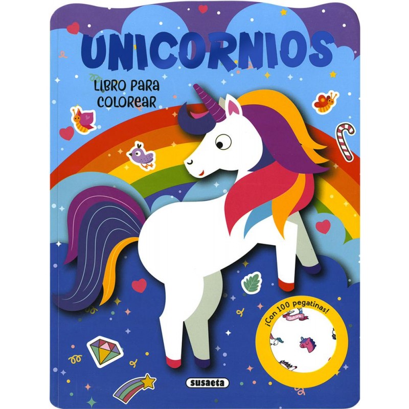 Unicornios Libro para colorear Unicornios Libro para colorear