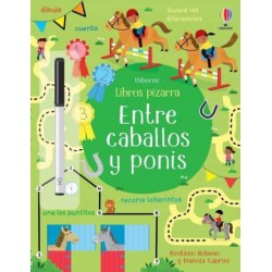 Entre caballos y ponis  Libro pizarra