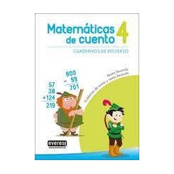 Matemáticas de cuento 4  Cuadernos de refuerzo