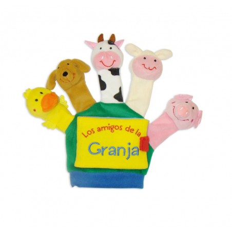 Libro guante los amigos de la granja