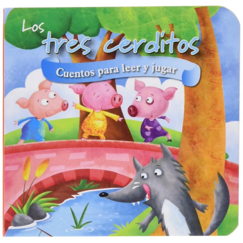 Los tres cerditos  Caja con peluche y libro