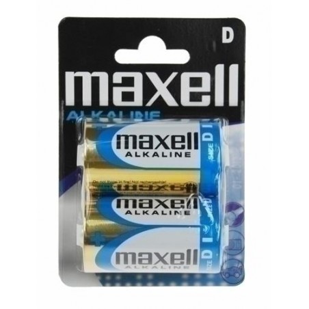 Pilas maxell alkalina D LR20