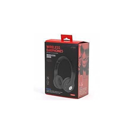 Auriculares casco omega bluetooth negro