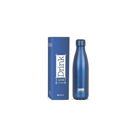 Botella térmica I-drink metallics blue mate 500 ml