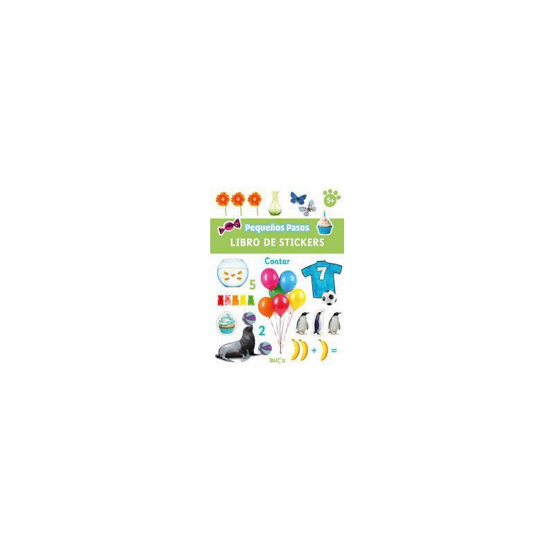 Contar  Pequeños pasos libro de stickers