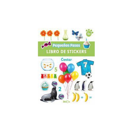 Contar  Pequeños pasos libro de stickers