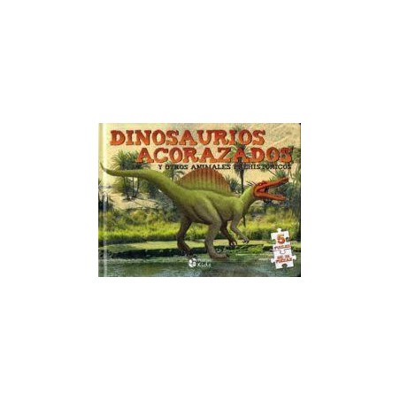 Dinosaurios acorazados  Libro puzzle