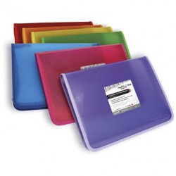 Dossier A4  zipper cremallera grafoplas colores