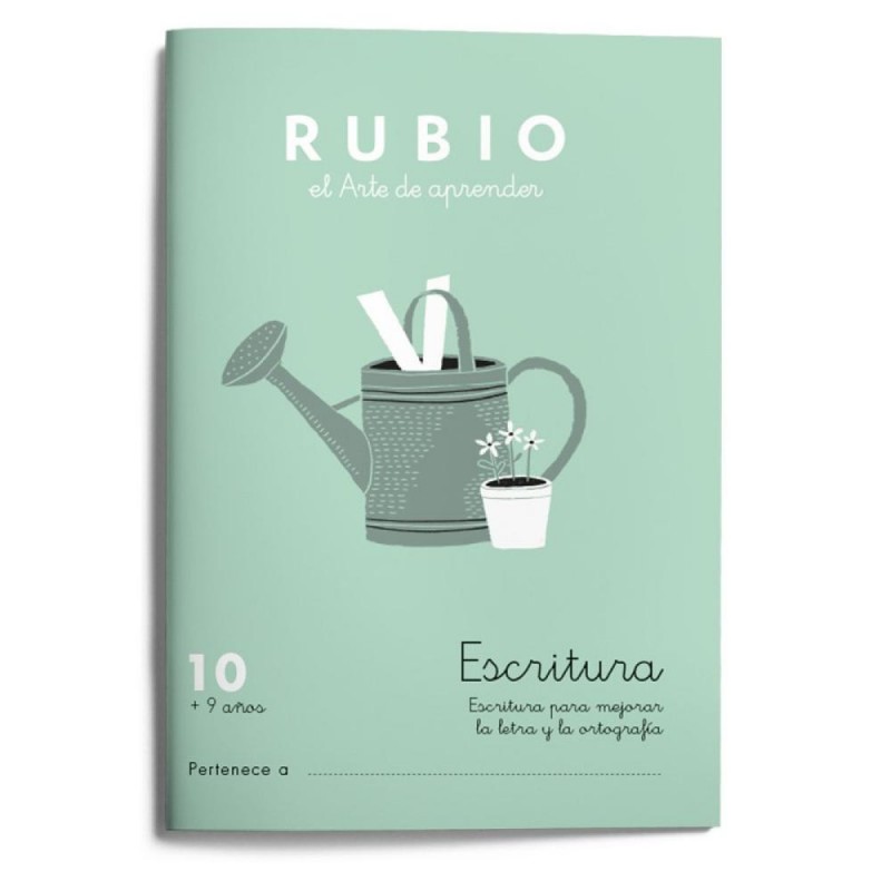 Cuaderno de escritura rubio 10