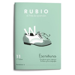 Cuaderrno de escritura rubio 11