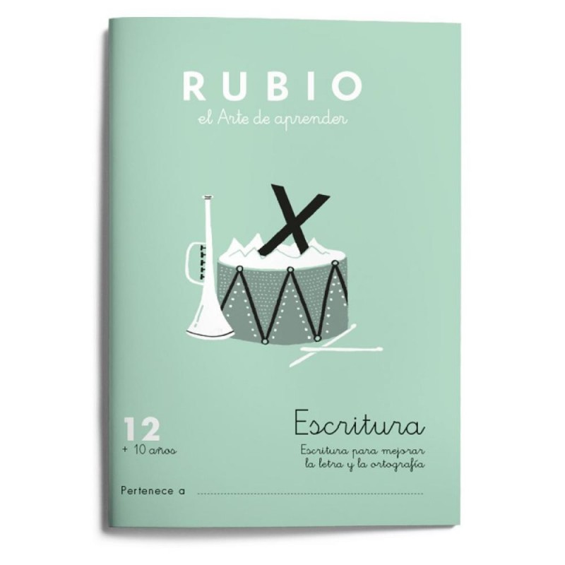 Cuaderno de escritura rubio 12 Cuaderno de escritura rubio 12