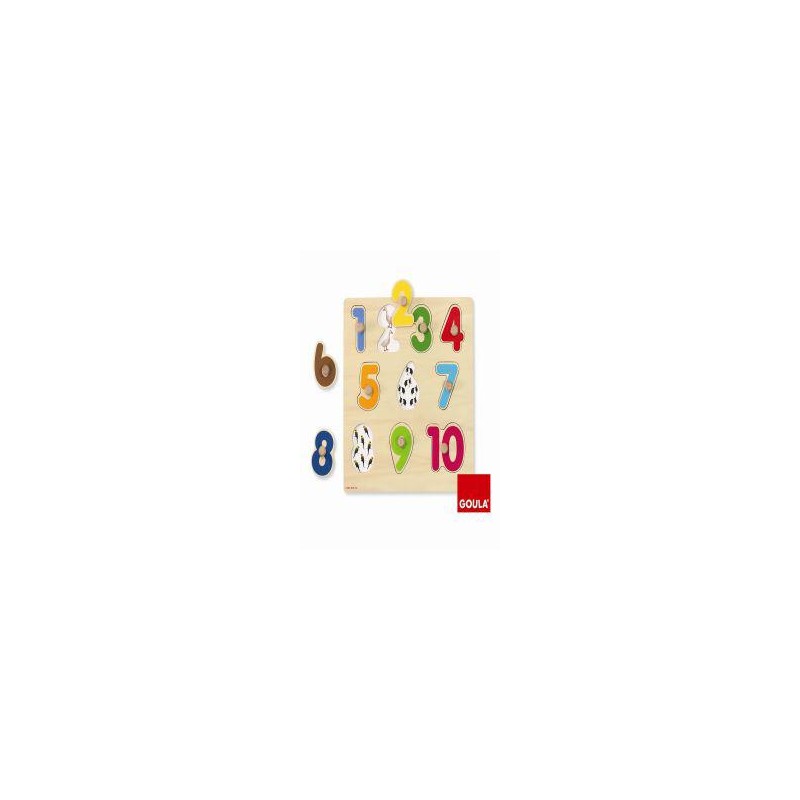 Puzzle números encajables Puzzle números encajables