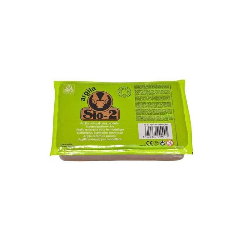 Arcilla natural SIO-2 1 5 kg barro Arcilla natural SIO-2 1 5 kg barro