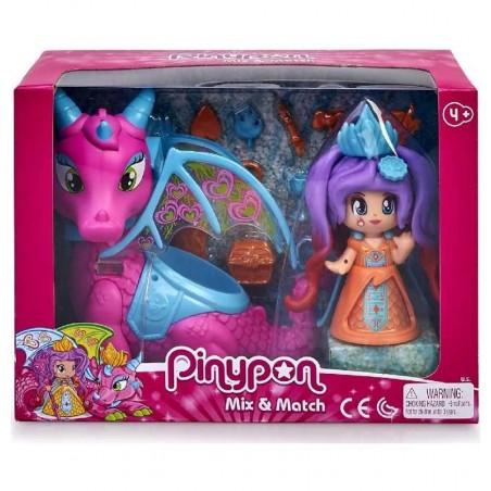 Pinypon queen con dragon mix & match