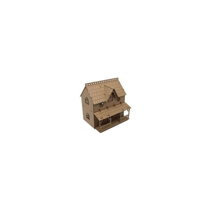 Maqueta classic casa de muñecas  3D 8 planchas D3