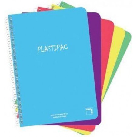 Bloc plastipac folio pauta 2 5 80h  90 gr