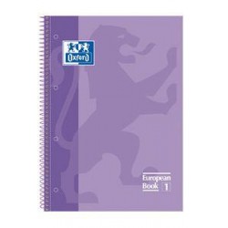 Bloc oxford A4 ebook 5x5 80h  90gr  violeta