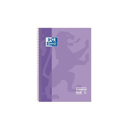 Bloc oxford A4 ebook 5x5 80h  90gr  violeta