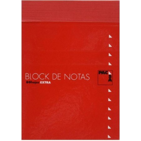 Bloc notas pacsa 16º 80 hojas cuadriculado