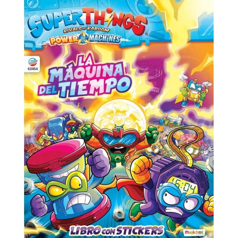 Libro de Stickers Superthings Power Machines