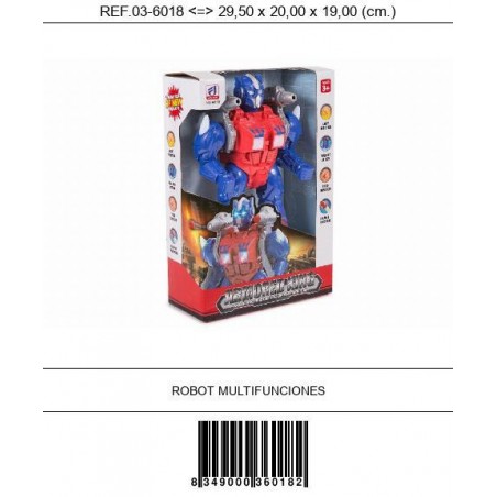 Robot con luz y sonido armored king