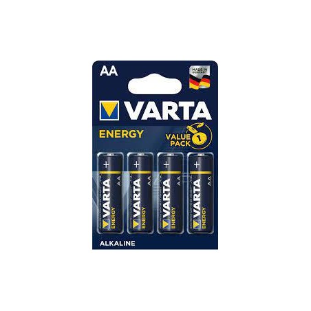 Pilas alkalinas AA varta energy LR6