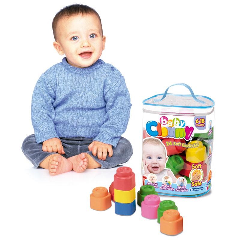 Construcción Clemmy Baby 24 piezas Construcción Clemmy Baby 24 piezas