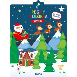 Navidad  Pega y colorea 