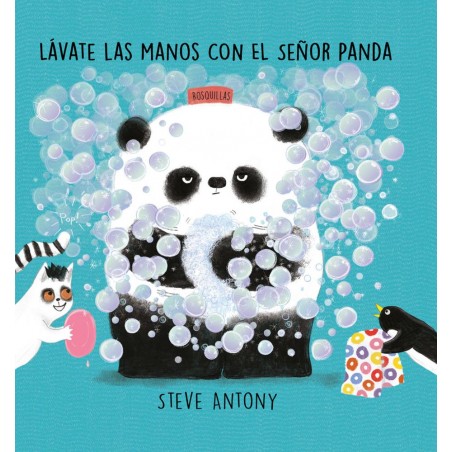 Lávate las manos con el señor Panda
