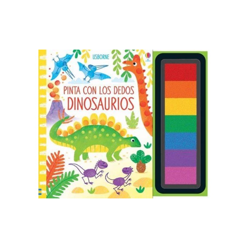 Pinta con los dedos Dinosaurios Pinta con los dedos Dinosaurios