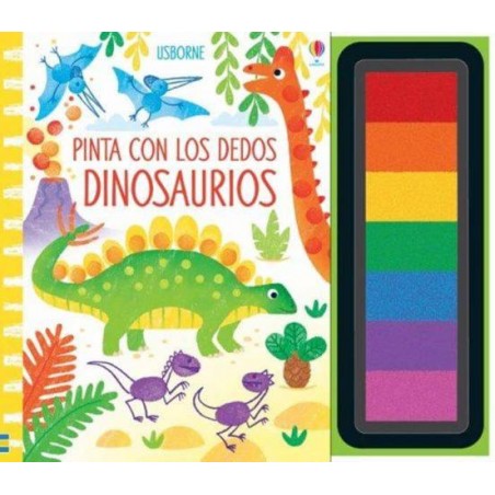 Pinta con los dedos  Dinosaurios