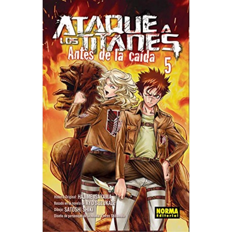 Ataque a los titanes 5 Antes de la caída Ataque a los titanes 5 Antes de la caída