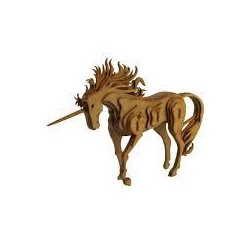 Maqueta unicornio classic 3D 2 planchas D3