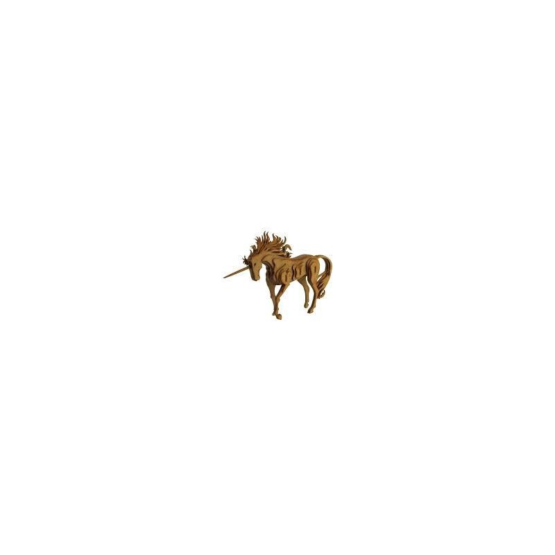 Maqueta unicornio classic 3D 2 planchas D3