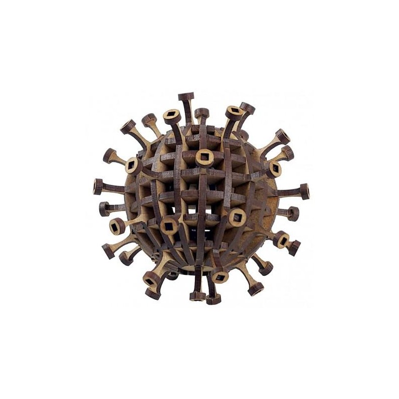 Maqueta virus covid 19 classic 3D 1 plancha D4