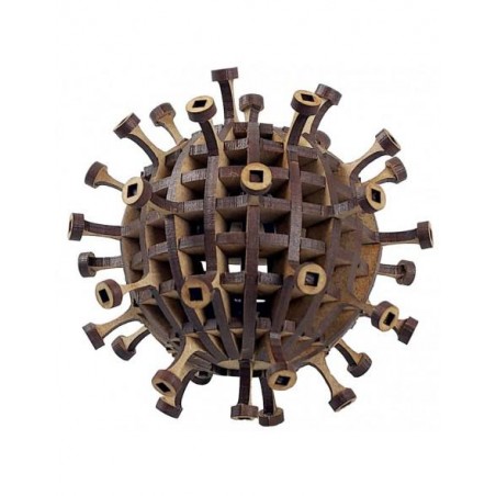 Maqueta virus covid 19 classic 3D 1 plancha D4