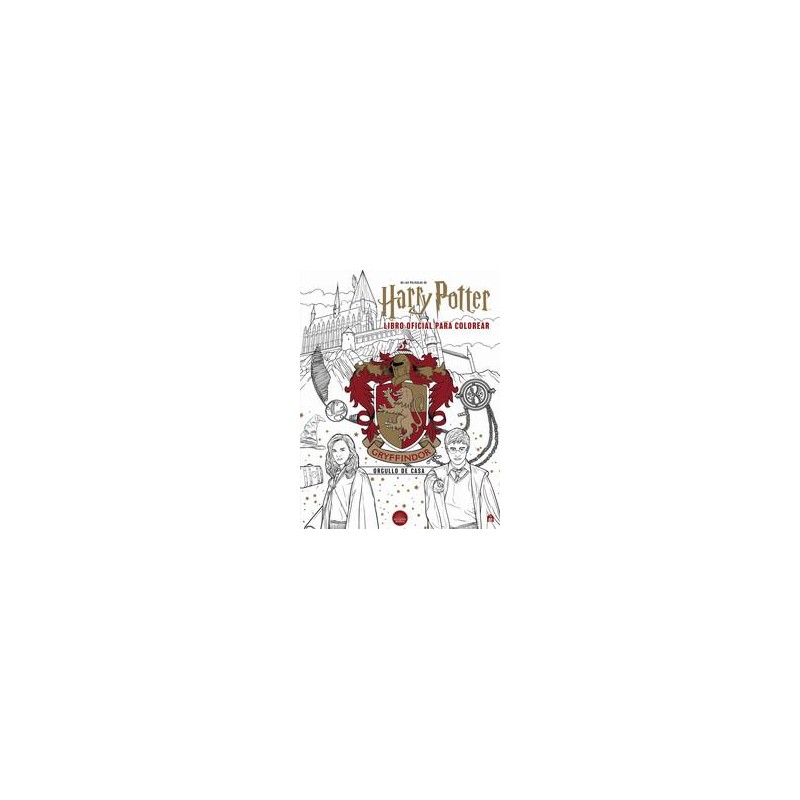 Harry potter  gryffindor  libros oficial colorear