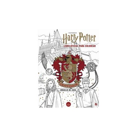 Harry potter  gryffindor  libros oficial colorear