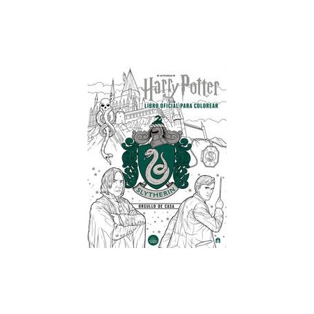 Harry potter  slytherin  libro oficial colorear