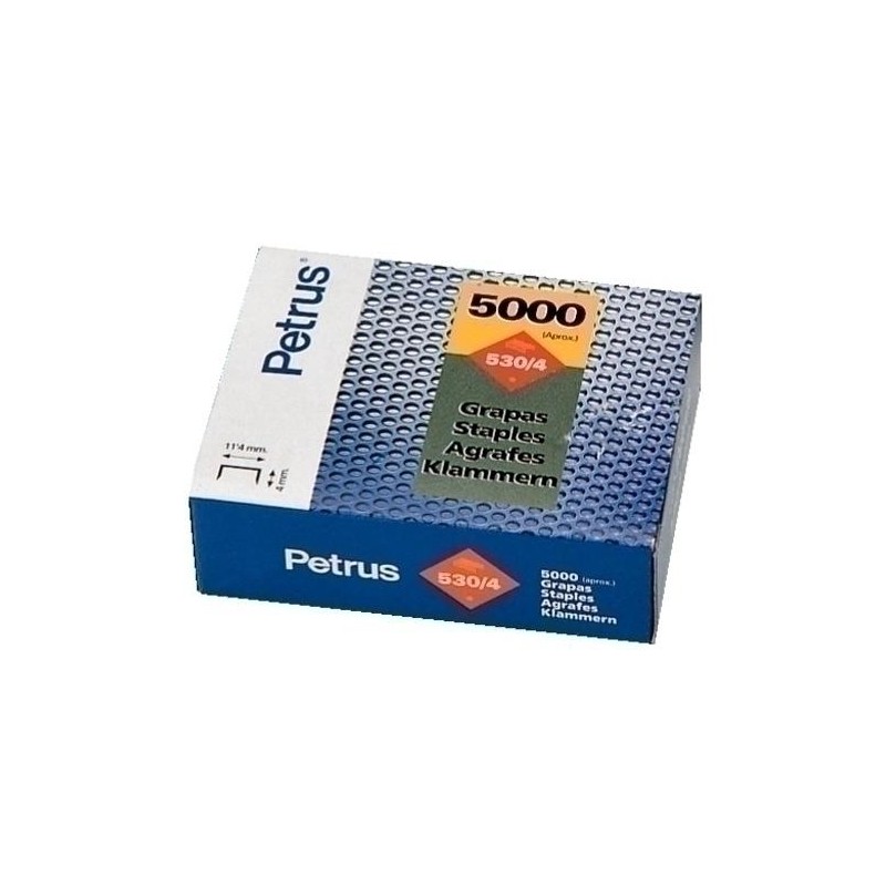 Grapas petrus clavadora 530/10 mm cobreadas Grapas petrus clavadora 530/10 mm cobreadas