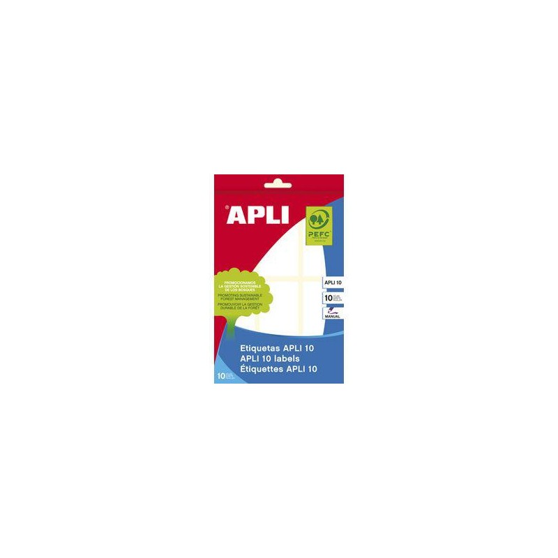 Etiquetas ahesivas apli 34x67mm Etiquetas ahesivas apli 34x67mm