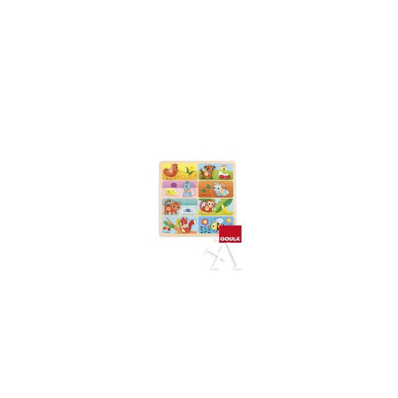 Puzzle encajable mi comida favorita Puzzle encajable mi comida favorita