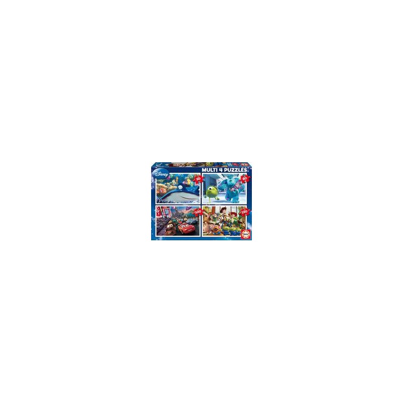 Puzzle educa pixar 4 puzzles progresivos Puzzle educa pixar 4 puzzles progresivos