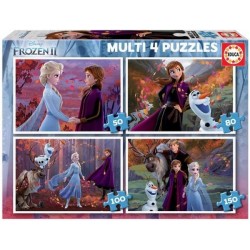 Puzzle educa Frozen II 4 puzzles progresivos