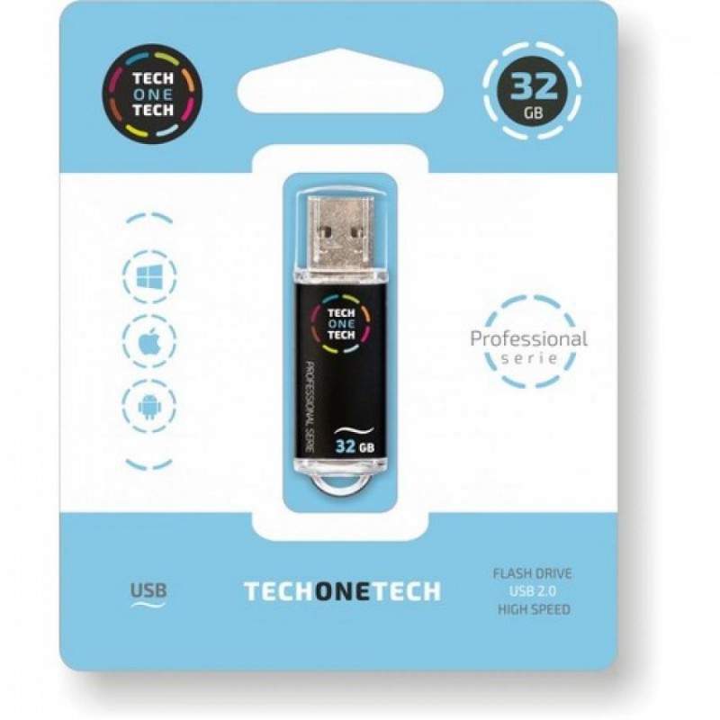 Memoria usb 32 GB 2 0 smart tech negro