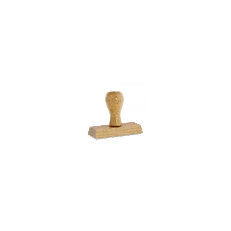 Sello rectangular barnizado 26x80mm nº46