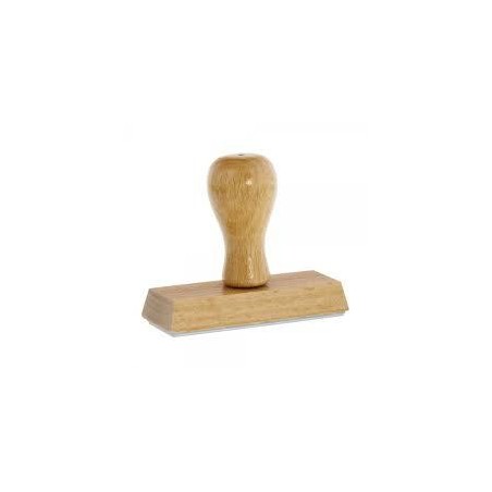 Sello rectangular barnizado 26x80mm nº46