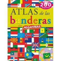 Atlas de las banderas con pegatinas (Susaeta)
